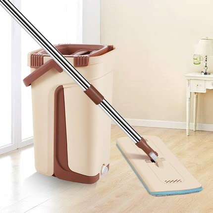 Flat Spin Mop With Bucket - Buy Online in UAE